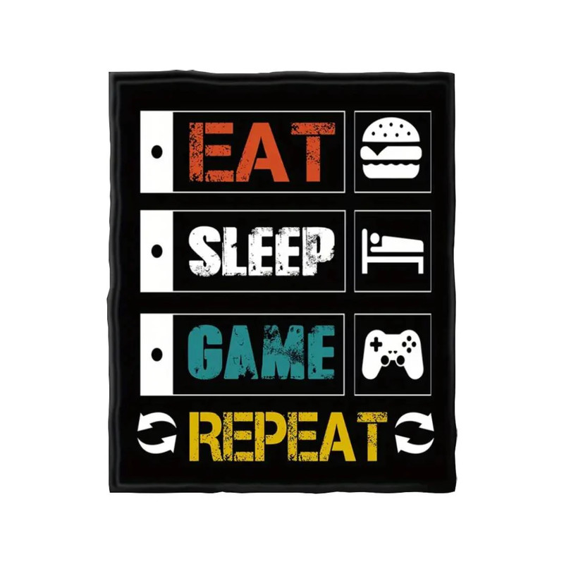 Warm and Cozy Flannel Gaming Throw Blanket (150x200cm) - 1 Piece - غطاء